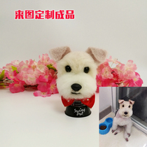 Wool felt pet car pendulum custom simulation sherary Bomey Teddy than bear golden hair border husky New husky Husky