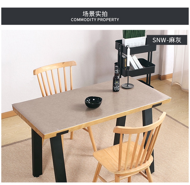Nước và dầu không thấm dùng một lần bàn khăn trải bàn PVC mat pad ròng khăn trải bàn nhựa đỏ ins kính màu xám mềm mại Bắc Âu - Khăn trải bàn khăn trải bàn vải