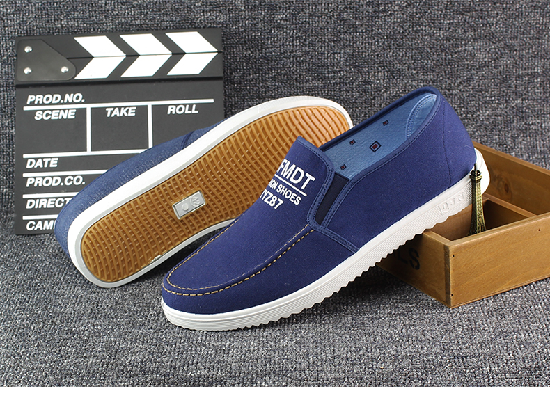 Giày nam mùa thu giày sneaker thoáng khí Phiên bản Hàn Quốc của xu hướng giày thông thường giày đế thấp giúp giày lười giày cũ Bắc Kinh giày xtep