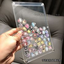 Acrylic stand-up storage photo frame double-sided transparent customizable DIY student cartoon ornament keychain