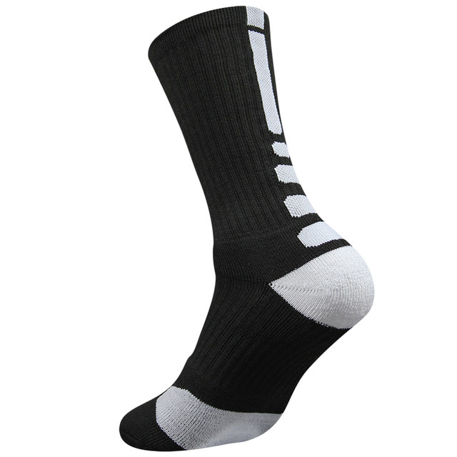 Elite mid-calf socks ຖົງຕີນບ້ວງມືອາຊີບຂອງຜູ້ຊາຍແລະແມ່ຍິງຂອງແມ່ຍິງເປັນທໍ່ສູງ, ຫນາຫນາແຫນ້ນ sweat-absorbent ຜ້າຂົນຫນູລຸ່ມຂອງເດັກນ້ອຍແລ່ນກິລາ socks ທໍ່ຍາວ