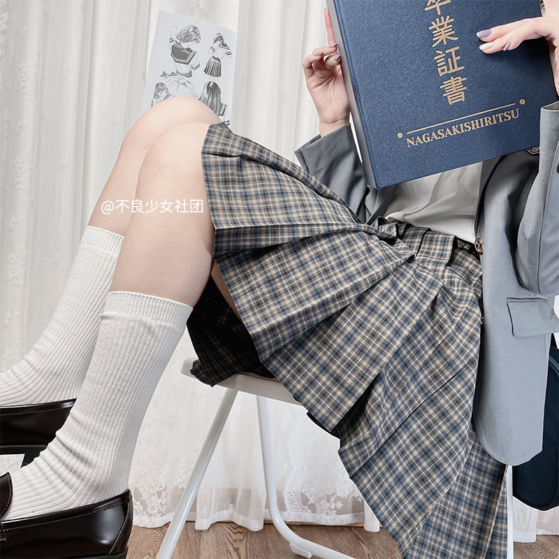 Japanese JK dress dress Student Half Dress for the new black crystal jade in autumn and winter