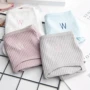 4 đồ lót nữ cotton Nhật Bản chủ đề cotton đơn giản thêu đô thị W cô gái xinh đẹp học sinh trung học tam giác - Giống cái quần lót phụ nữ