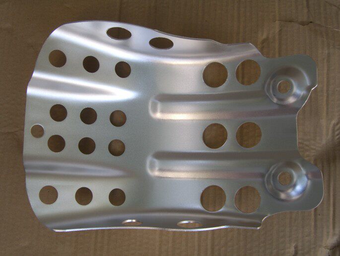 Jinan light riding Tibetan mastiff QM200GY -B engine protection plate (new) does not provide mounting screws