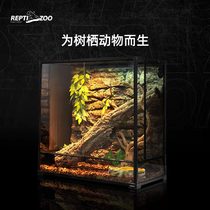 REPTIZOO Reptile Pet Breeding Box Glass Climbing Tank Chameleon Lizard Gecko Horned Frog Tortoise Snake Reptile Rainforest Tank