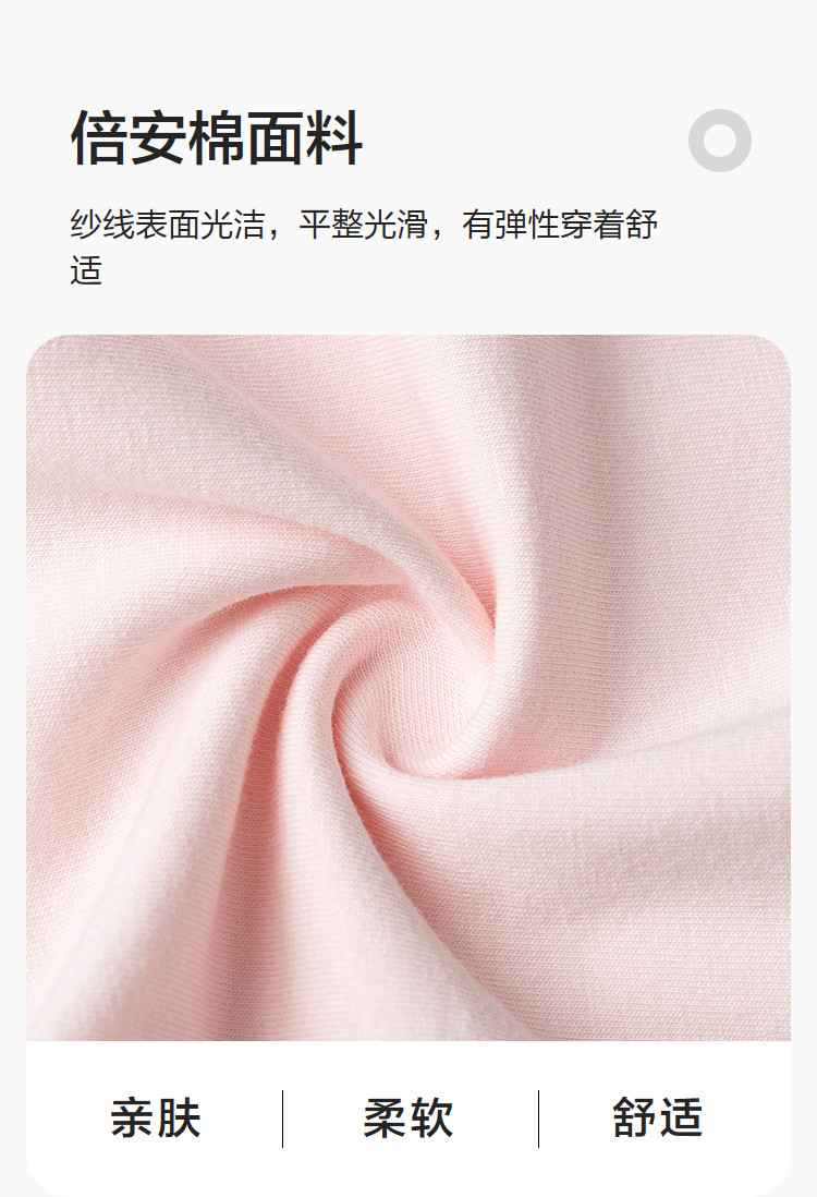 巴拉巴拉儿童内裤全棉a类女童平角短裤小童大童四角裤宝宝不夹pp — 8