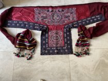 Ethnic minority handmade embroidery Miao ethnic manual old embroidery braces original collection of the collection