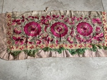 Artisanal and old embroidered pieces by ethnic minority handmade embroidery Miao