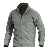 Outdoor fleece jacket Mens cardigan windproof warm jacket Slim plus velvet thickened jacket liner