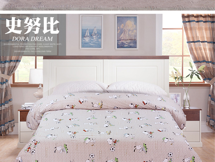 Chần sinh viên duy nhất ký túc xá giường đơn 1.2m1.5m1.8m2 mét 2.2 mét trẻ em của nhà đôi quilt cover