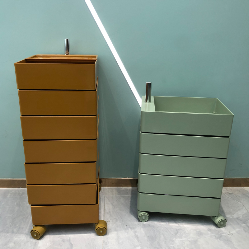 Hair Salon Hair Salon Tool Car Beauty Hair Dresser Beauty Hot Dye Rack Multifunction Hair Style Hairdresser Stroller Storage Cabinet