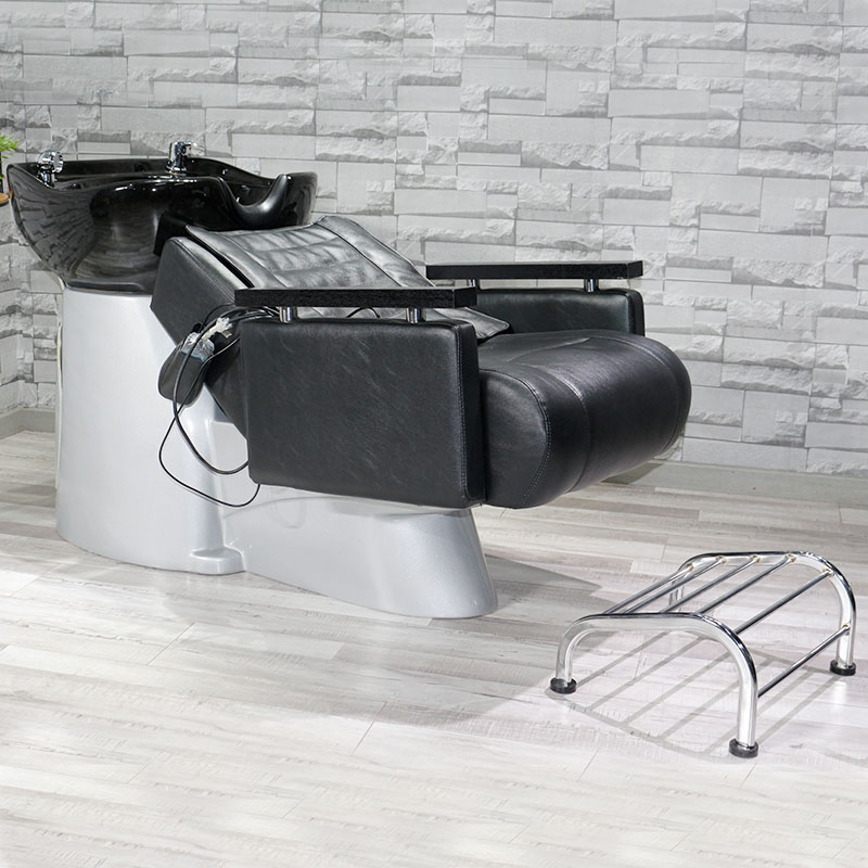 Jallon Hairdresseshop Washing Head Bed Automatic Massage Retro Semi Lying Beauty Hair Salon Special Upscale Beauty Hair Shop Flush Bed