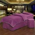 Bắc Âu nhỏ gọn khăn trải giường thẩm mỹ viện gia đình bốn bông giường bedspread massage vẻ đẹp dành riêng tùy chỉnh cao cấp - Trang bị tấm ga bọc giường spa Trang bị tấm