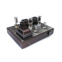 Lime 2A3 tube amplifier 6N8P 6SN7 promotes HIFI single-ended tube amplifier chicken wings solid wood box with beautiful vocals