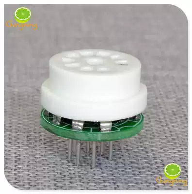 Vacuum tube conversion seat EZ80 replaces 6Z4 rectifier bile 9 feet turn 7 feet rectifier tube can be equipped with multi-color LED