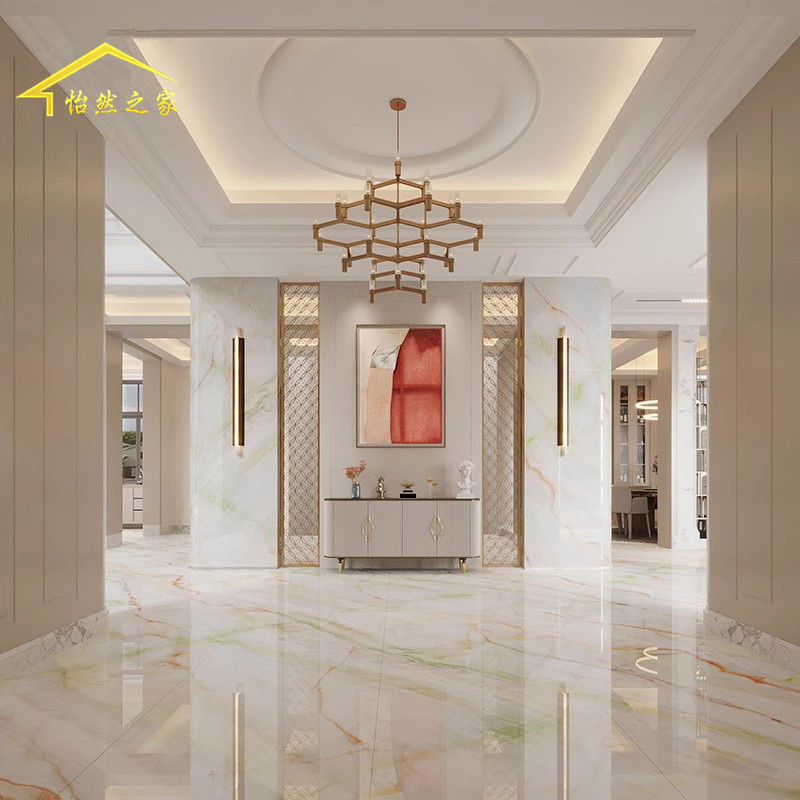 Light Luxury Pink Luxury Stone Slate Tiles 900*1800 Living Room Floor Tiles Kitchen and Bathroom Wall Tiles Entrance Background Wall