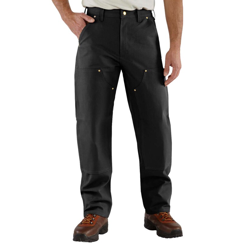 Carhartt Firm Duck Double-Front Work Dungarees Cargo Pants B01