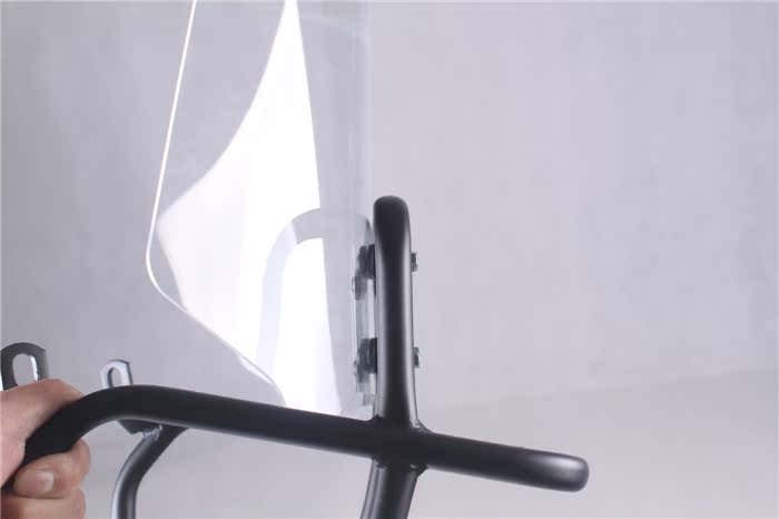 Bạc thép YG150-22 kích thước mini mini kính chắn gió phía trước kính chắn gió xe máy sửa đổi phụ kiện tập tin mưa - Kính chắn gió trước xe gắn máy kinh chan gio xe