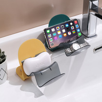 Soap Box Home Free of punching toilet Toilet Desk Soap Box Creative Drain Students Dormitory Soap Shelve