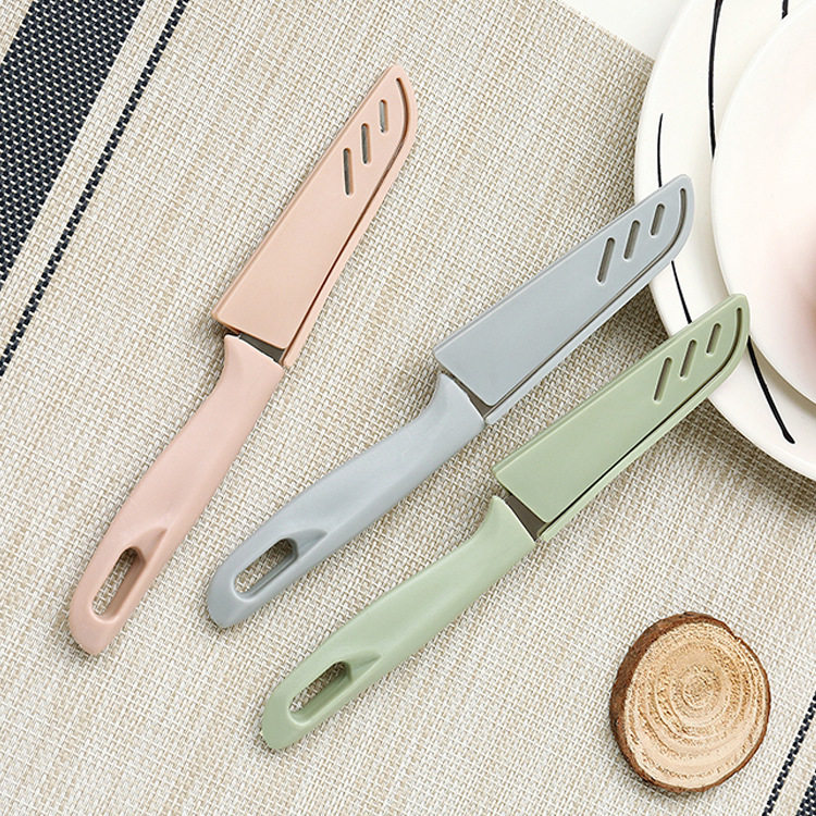 Simple fruit knife family melon knife stainless steel cut fruit knife apple peeler peeling kitchen knife