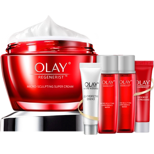 0点，前1小时：275.82元包邮  Olay 玉兰油 大红瓶 新生塑颜金纯面霜50g*2+大量赠品