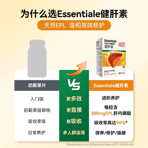 [Подарок пожилым людям] WANNINGS ESSENTIALE Немецкий гепарин Допоздна, сверхурочная работа и употребление алкоголя, 100 капсул*2