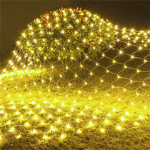 Festival wedding decoration background led solar net Light Project landscape hotel layout outdoor waterproof fishing net Light