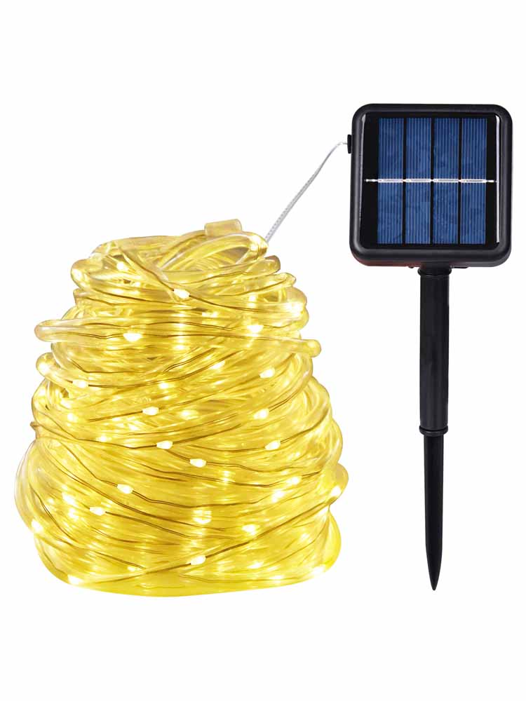 Solar lights with led outdoor waterproof lights string water pipe lights tube lights balcony trees garden courtyard decorative lights