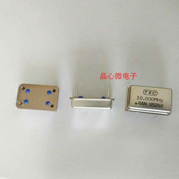 原装进口 直插有源钟振 长方形晶体 四脚晶振10M 10MHZ 10.000MHZ