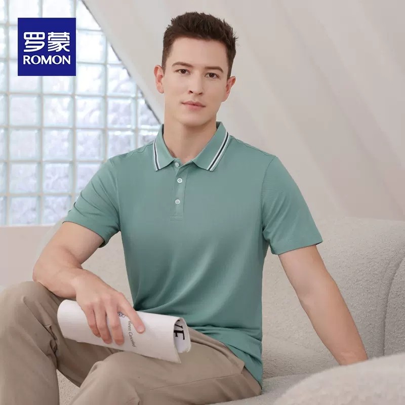 【林志颖代言】罗蒙男士短袖Polo衫