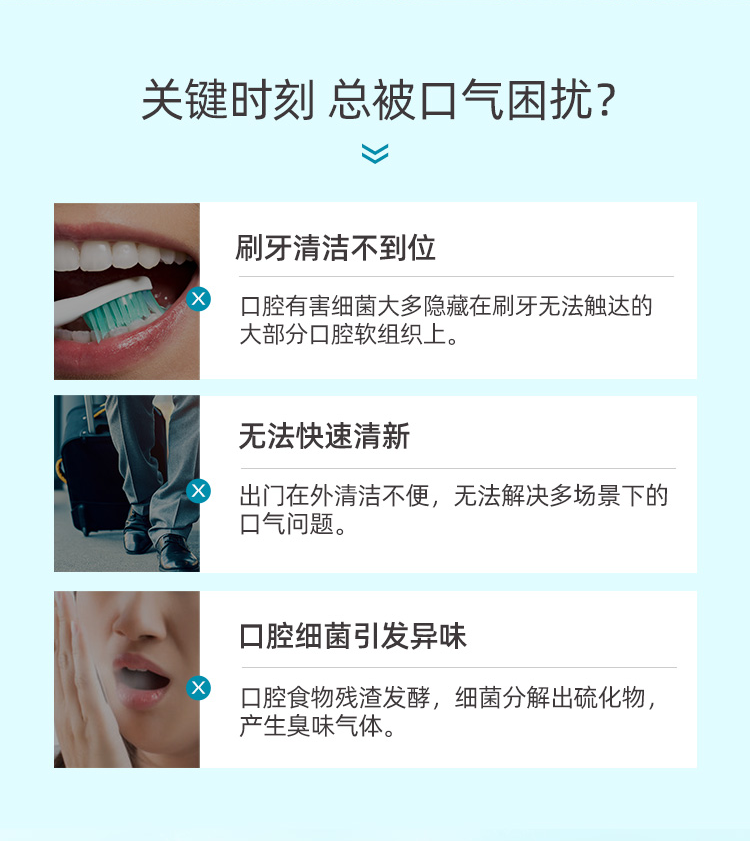李施德林 无糖配方 清新口气口腔喷雾 2支 单支可用140次 图2