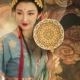 Dunhuang Pattern - Желтая и зеленая [1 рука] так же, как двойная картина