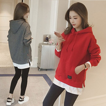 maternity clothing autumn winter fashion suit spring dress maternity winter red t shirt long sleeve new year winter