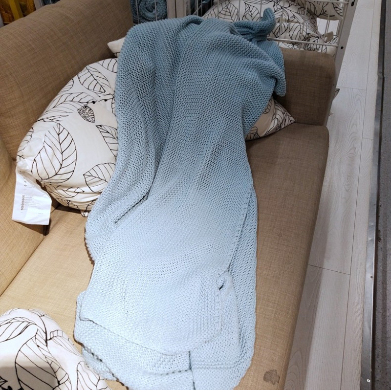 IKEA / IKEA mua trong nước Inburita chăn thường ngủ chăn sofa chăn 130 * 170cm - Ném / Chăn chăn nỉ nhung