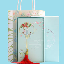 Fujian Tulou Bookmarks Xiamen University attractions gift metal hollow to send students hipster surrounding design prizes