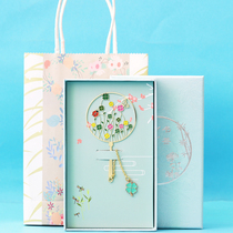 Clover Clover Lucifer Osmanthus Simple Bookmark Metal Plant hipster Hollow Creative Gifts Free lettering