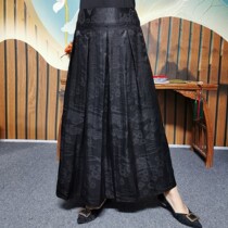 Chinese classic clip cotton half body dress 2021 autumn and winter new thickened heavy forged incense cloud yarn 100 hitch qipao A subskirt