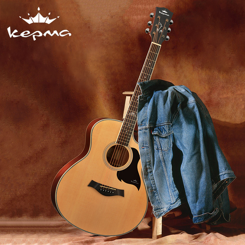 Kama guitar folk 41 inch D1C Kama electric box A1C male and female students general novice practice Beginner introduction