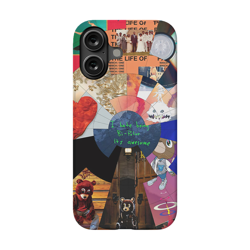 Kanye Original Album Cover Collection Suitable for Apple Phone Cases 16Promax Lightweight iPhone 15 Pro Protective Case 14Plus Film 13Pro Half Case 12 Hard Case 11