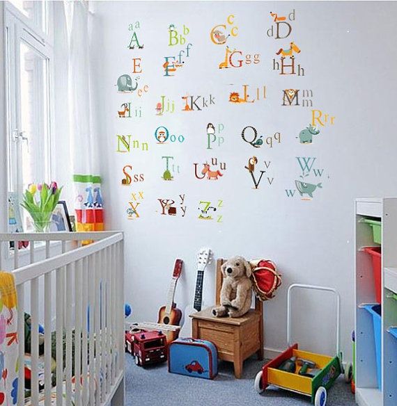 Baby room decoration must be in Australia's high quality children's room wall sticker Little baby Cognitive Early stickers