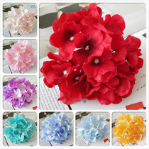 Emulated embroidered ball flower silk flower wedding celebration simulation flower head fake florist home decoration 27 fork embroidered ball