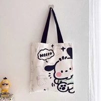 Canvas Bag-Hello Pacha Dog Модель молнии