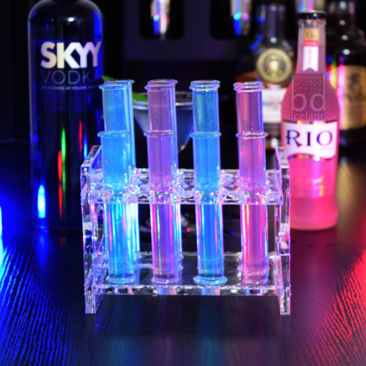 Dixing wine set cocktail test tube borosilicate test tube high-quality test tube safety independent bubble film packaging