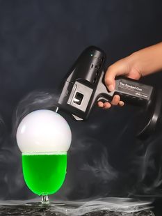 Выход алкоголя, дым, дым, туманная пена молекулярная еда, кофейный кофейный кофейный коктейль коктейль дымный пистолет