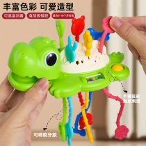 Puzzling finger fine pulling and pulling baby toys 0-1 year old children 6 months educational 3 baby early education rattle 2