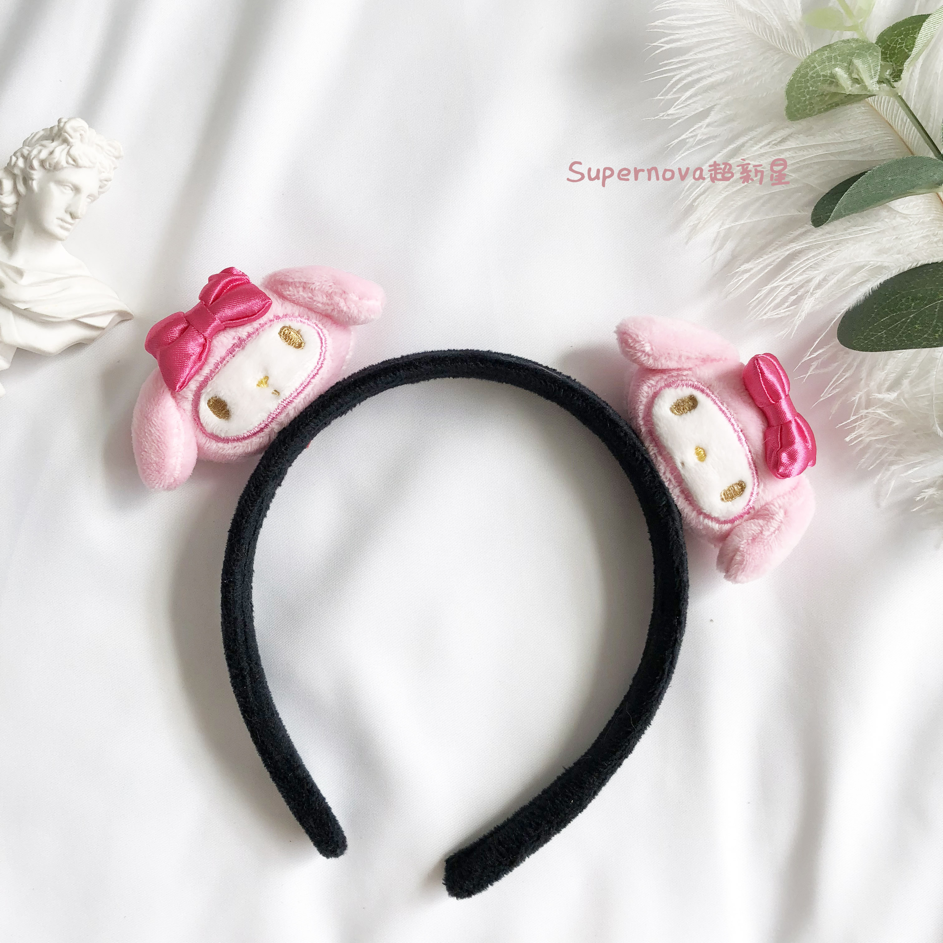 Mềm mại dễ thương cô gái hoạt hình dễ thương sang trọng kitty tiêu đề KT mèo nhỏ chó trắng Merlot búp bê kẹp tóc chó phụ kiện tóc nữ trâm cài tóc đơn giản