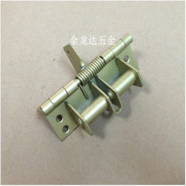 4 inch spring hinge Aluminum alloy wooden door screen window door hinge with 90 degree positioning function Closed door hinge gold