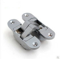 Adjustable hinge three-dimensional adjustable cross folding door hinge hidden hinge trumpet