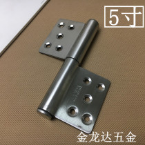 304 stainless steel hinge 5 inch spring hinge bearing 5 inch hinge thick anti-theft flag-shaped door accessories hinge