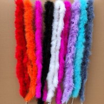 Colorful feather diy accessories shoes clothing hemming turkey feather strips wedding festival decoration plush decoration